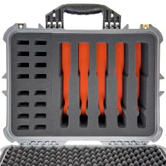 Eylar 20" Large Hard Gun Case with 5 Gun and 16 Mag. Pre Cut Foam
