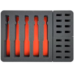 Eylar 20 Large Hard Case 5 Gun & 16 Mag. Pre Cut Foam Set