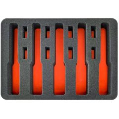 Eylar 16" Standard Hard Case 5 Gun & 8 Mag. Pre Cut Foam Set