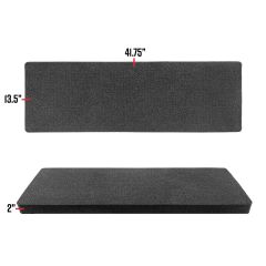 Eylar 41.75" x 13.5" Rifle Case SA00008 Replacement Pull and Pluck Customizable Foam Insert, 1 Piece