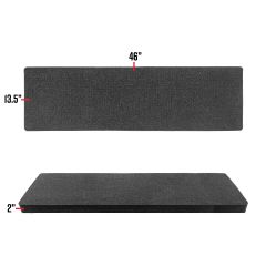 Eylar 46" x 13.5" Rifle Case SA000014 Replacement Pull and Pluck Customizable Foam Insert, 1 Piece