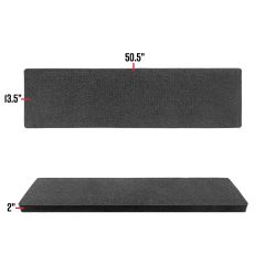Eylar 50.5" x 13.5" Rifle Case SA00015 Replacement Pull and Pluck Customizable Foam Insert, 1 Piece